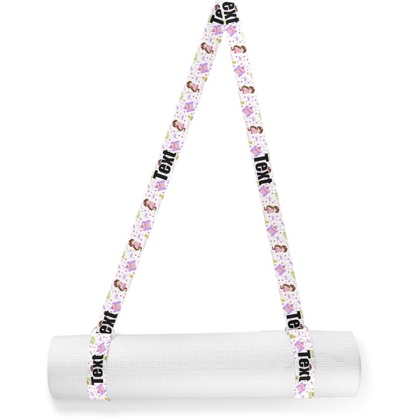 Custom Princess Print Yoga Mat Strap (Personalized)