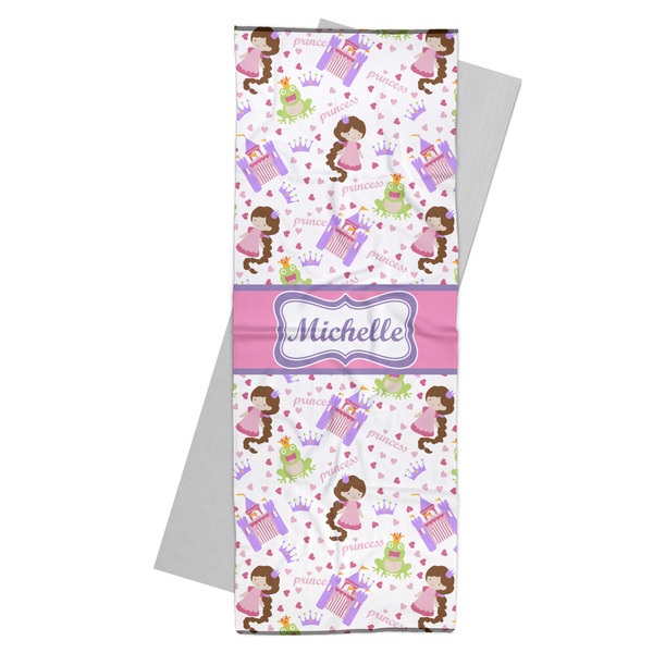 Custom Princess Print Yoga Mat Towel (Personalized)