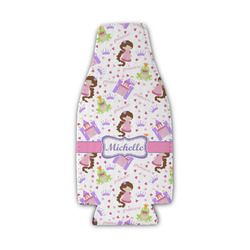 Princess Print Zipper Bottle Cooler (Personalized)