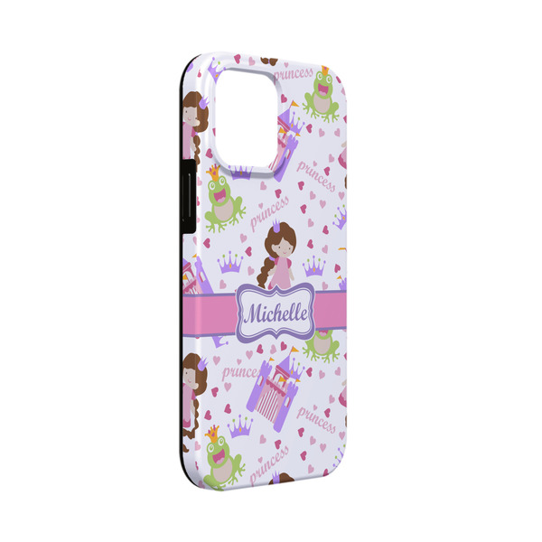 Custom Princess Print iPhone Case - Rubber Lined - iPhone 13 Mini (Personalized)