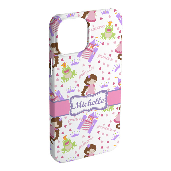 Custom Princess Print iPhone Case - Plastic - iPhone 15 Plus (Personalized)