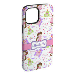 Princess Print iPhone Case - Rubber Lined - iPhone 15 Plus (Personalized)