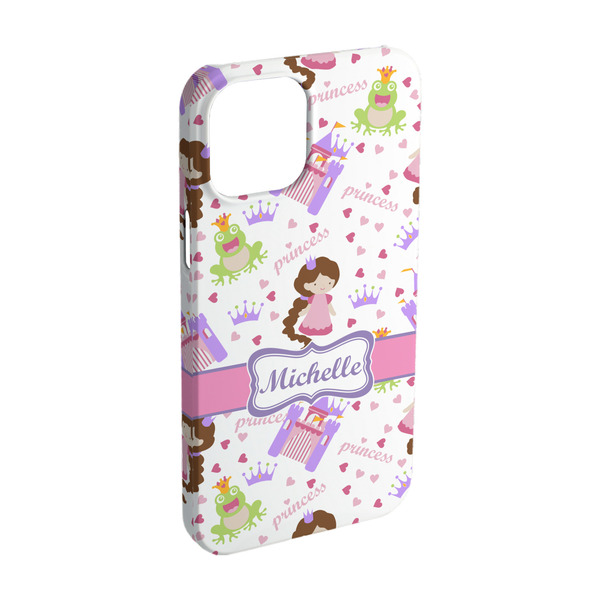 Custom Princess Print iPhone Case - Plastic - iPhone 15 Pro (Personalized)