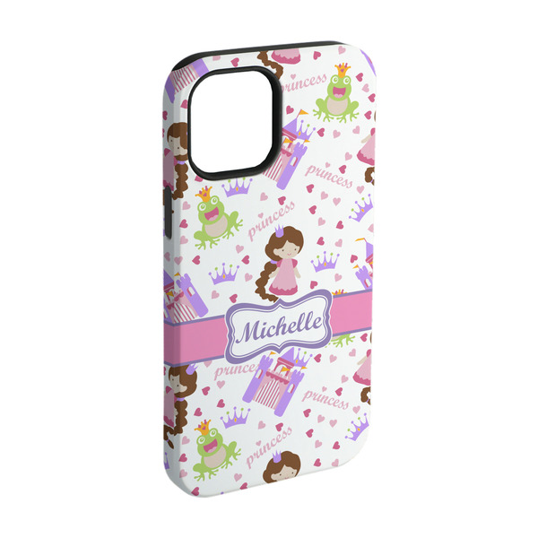 Custom Princess Print iPhone Case - Rubber Lined - iPhone 15 Pro (Personalized)