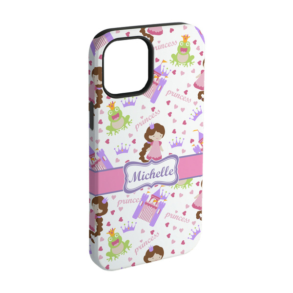 Custom Princess Print iPhone Case - Rubber Lined - iPhone 15 (Personalized)