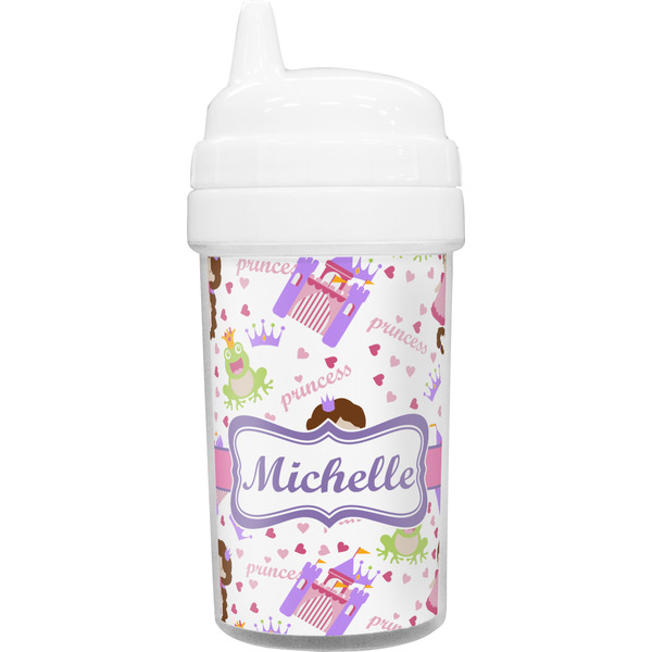 Custom Princess Print Toddler Sippy Cup (Personalized)