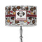 Dog Faces 12" Drum Lampshade - ON STAND (Poly Film)