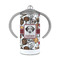 Dog Faces 12 oz Stainless Steel Sippy Cups - FRONT