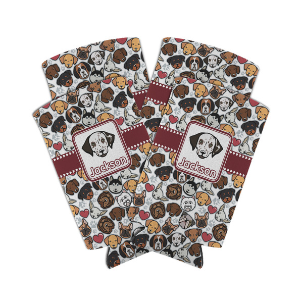 Dog Faces 12oz Tall Can Sleeve - Set of 4 - MAIN