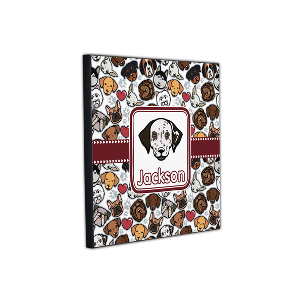 Dog Faces 12x12 Wood Print - Angle View