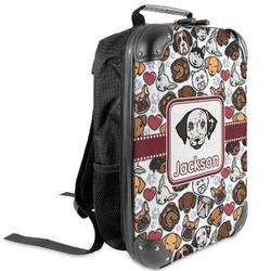 Dog Faces Kids Hard Shell Backpack (Personalized)