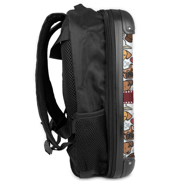 Dog Faces 13" Hard Shell Backpacks - Side View