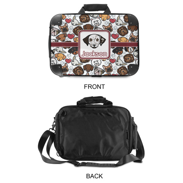 Dog Faces 15" Hard Shell Briefcase - APPROVAL
