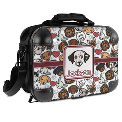 Dog Faces Hard Shell Briefcase - 15" (Personalized)