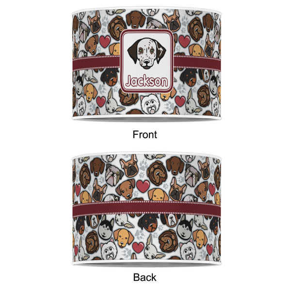Dog Faces 16" Drum Lampshade - APPROVAL (Poly Film)