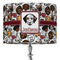 Dog Faces 16" Drum Lamp Shade - Fabric (Personalized)