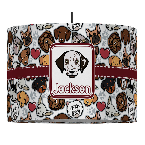 Custom Dog Faces Drum Pendant Lamp (Personalized)