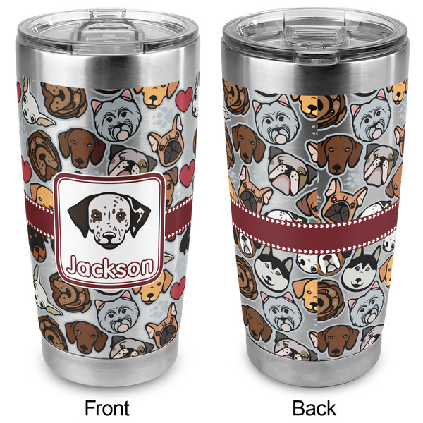 Dog Faces 20oz SS Tumbler - Full Print - Approval