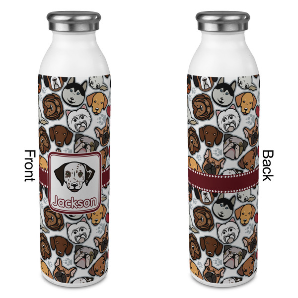 Dog Faces 20oz Water Bottles - Full Print - Approval