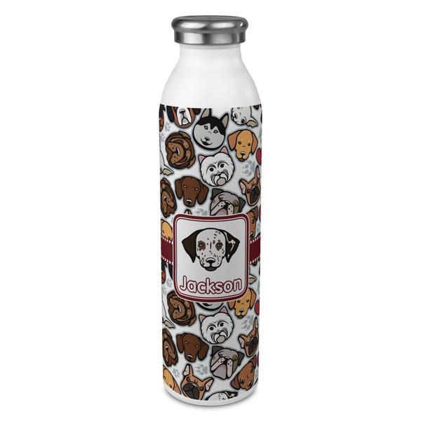 Custom Dog Faces 20oz Stainless Steel Water Bottle - Full Print (Personalized)