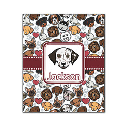 Dog Faces Wood Print - 20x24 (Personalized)