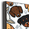 Dog Faces 20x30 Wood Print - Closeup