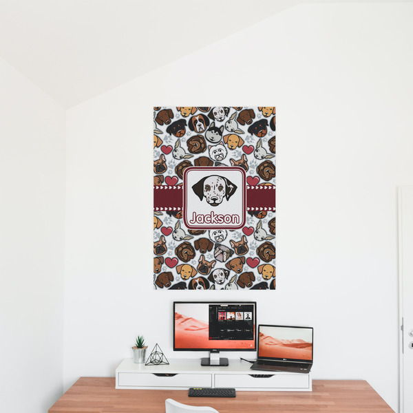 Dog Faces 24x36 - Matte Poster - On the Wall