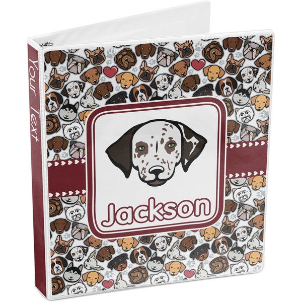 Dog Faces 3-Ring Binder 3/4 - Main