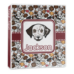 Dog Faces 3-Ring Binder - 1 inch (Personalized)