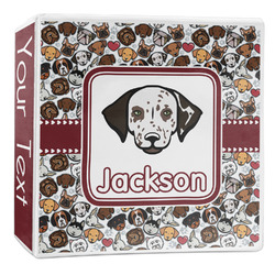 Dog Faces 3-Ring Binder - 2 inch (Personalized)