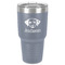 Dog Faces 30 oz Stainless Steel Ringneck Tumbler - Grey - Front
