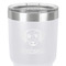 Dog Faces 30 oz Stainless Steel Ringneck Tumbler - White - Close Up