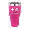 Dog Faces 30 oz Stainless Steel Tumbler - Pink - Single Sided (Personalized)