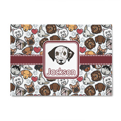 Dog Faces 4' x 6' Patio Rug (Personalized)