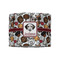 Dog Faces 8" Drum Lampshade - FRONT (Fabric)
