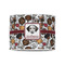 Dog Faces 8" Drum Lampshade - FRONT (Poly Film)
