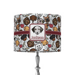 Dog Faces 8" Drum Lamp Shade - Fabric (Personalized)