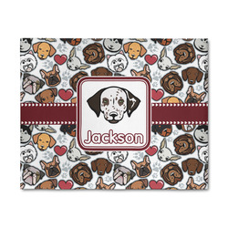 Dog Faces 8' x 10' Indoor Area Rug (Personalized)
