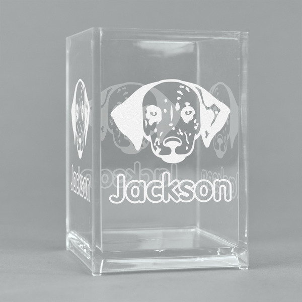 Custom Dog Faces Acrylic Pen Holder (Personalized)