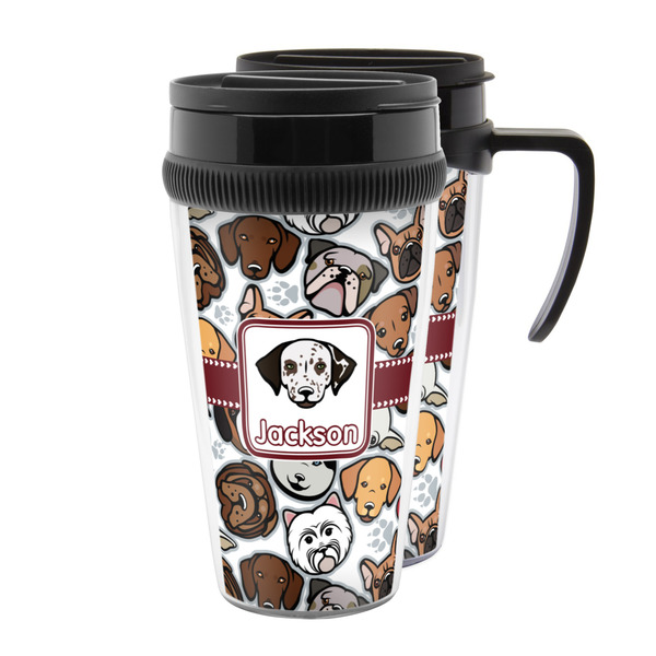 Custom Dog Faces Acrylic Travel Mug (Personalized)