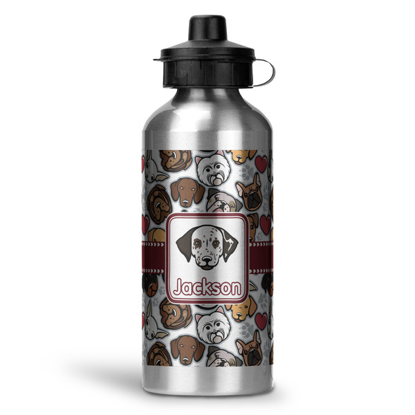 Custom Dog Faces Water Bottles - 20 oz - Aluminum (Personalized)