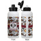 Dog Faces Aluminum Water Bottle - White APPROVAL