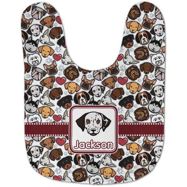 Dog Faces Baby Bib - AFT flat