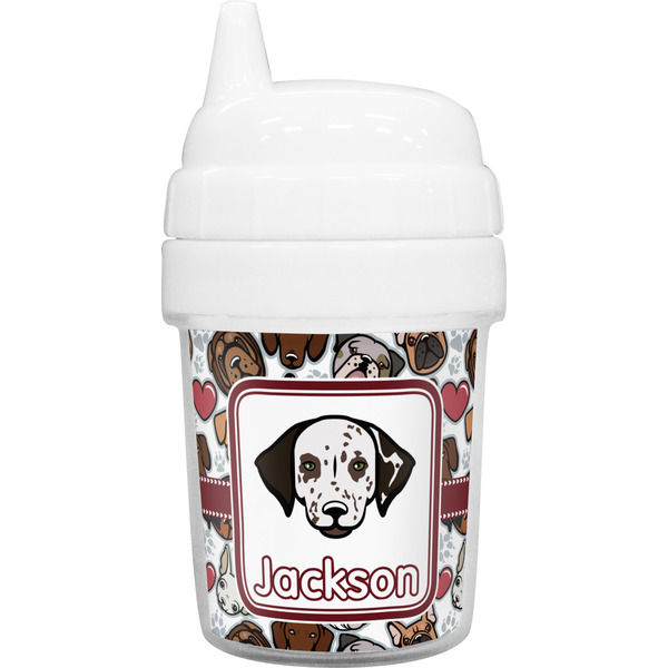 Custom Dog Faces Baby Sippy Cup (Personalized)