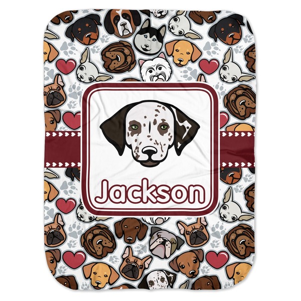 Custom Dog Faces Baby Swaddling Blanket (Personalized)