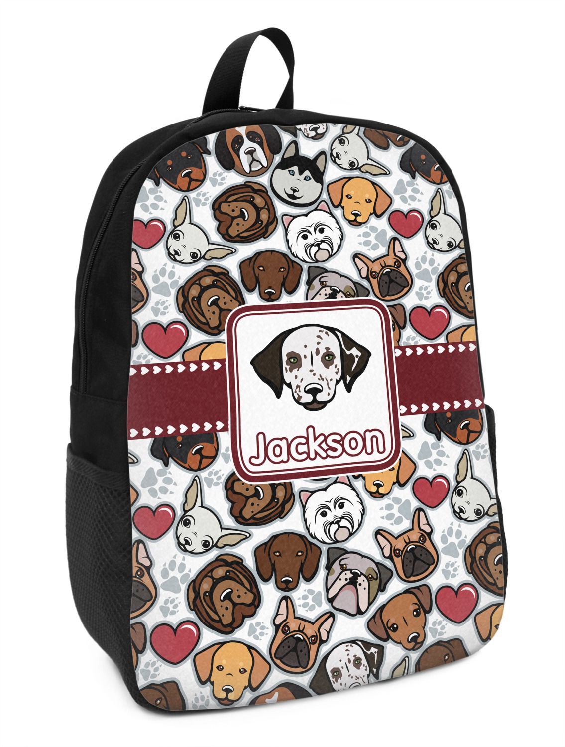 Custom Dog Faces Kids Backpack (Personalized) YouCustomizeIt