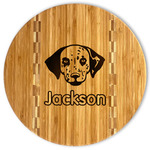 Dog Faces Bamboo Cutting Board (Personalized)
