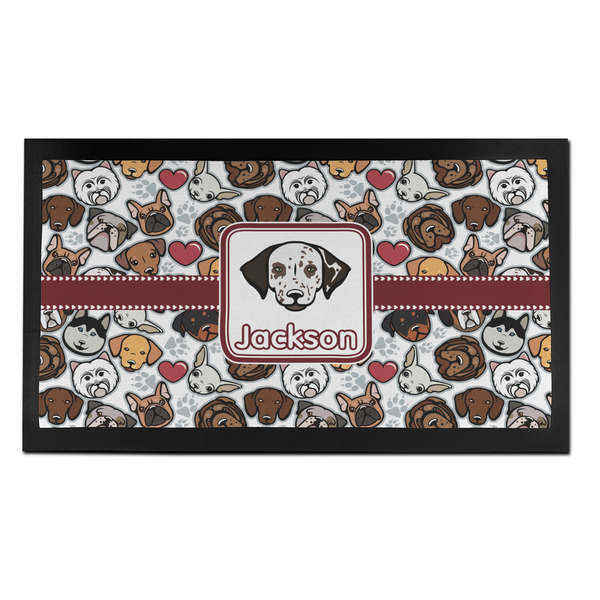 Custom Dog Faces Bar Mat - Small (Personalized)