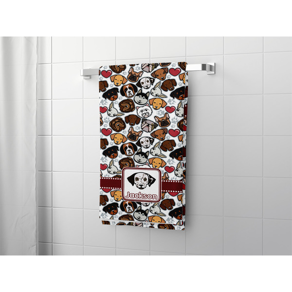Dog Faces Bath Towel - LIFESTYLE