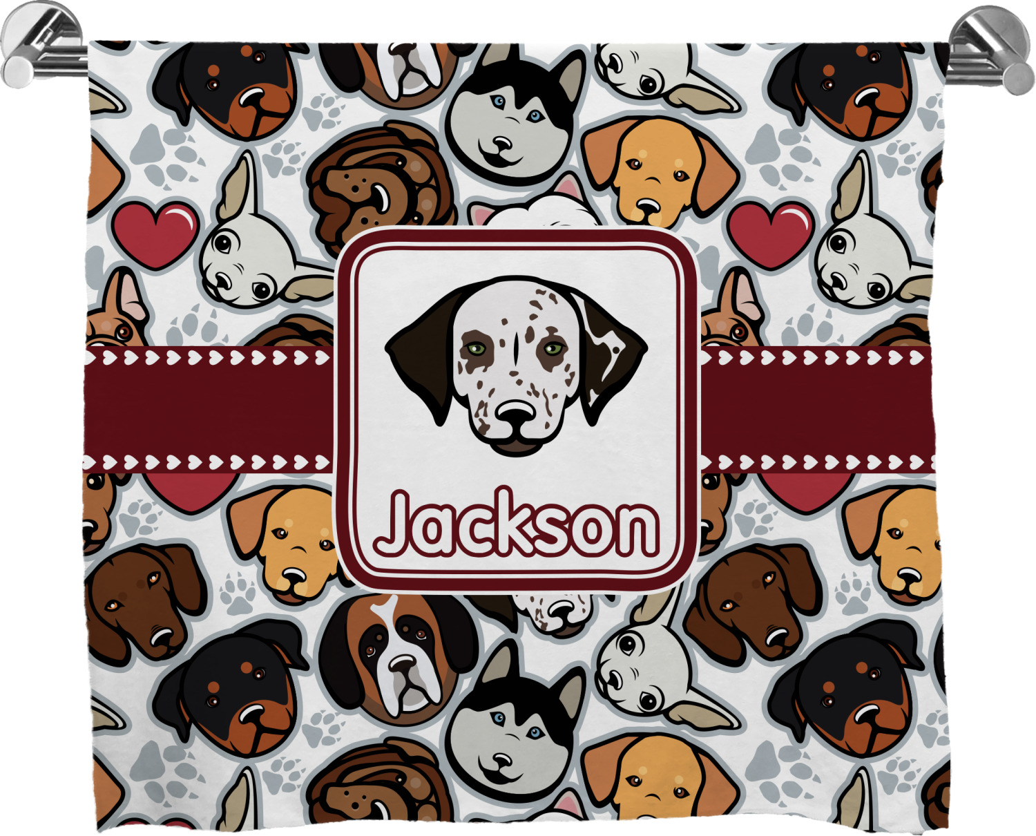 personalized dog bath towels